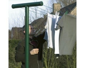 Etendoir à linge pour le jardin