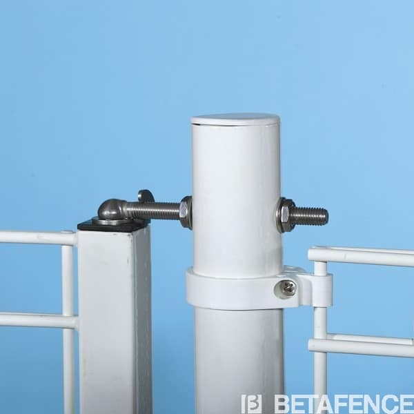 Bekazur 2D : rappel de fermeture Portillon Discret, ce système remplace le gond supérieur standard fournis avec le portillon, et vous offre une sécurité à tous les instants. Après passage, le portillon se refermera tout seul