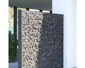 Mur occultant avec gabions Zenturo