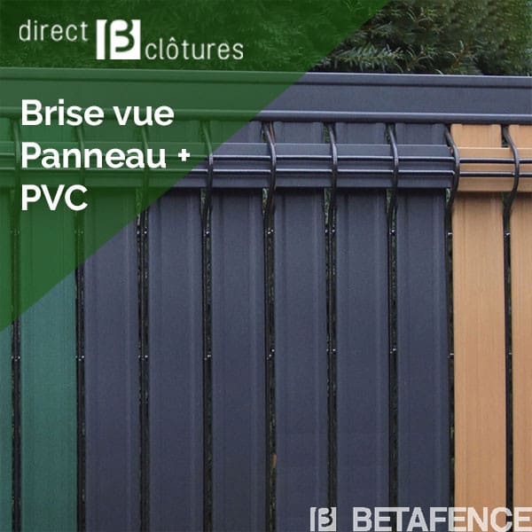 Brise vue Aluminium Au Prix d'une CLOTURE PVC ou CLOTURE COMPOSITE