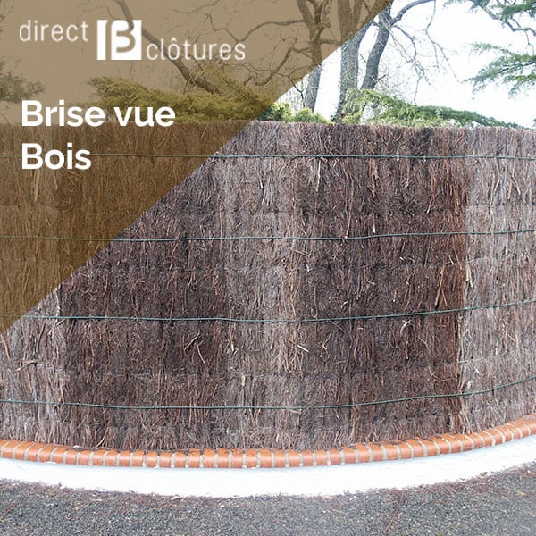 Brande de bruyère comme brise-vue