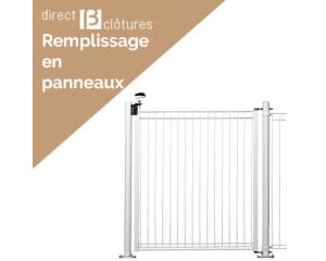 Portillon pour clôture piscine render