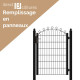 Portillon pour jardin Decofor