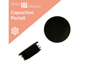 Capuchons ronds pour poteaux de portail vus d\'en haut