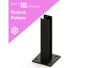 Platine pour poteaux Nylofor