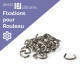 Clips inox pour fixation clotures en rouleaux