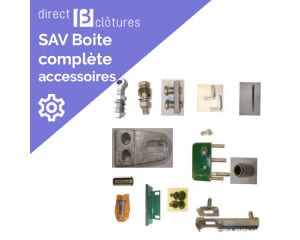 Boite d\'accessoires pour portail renders