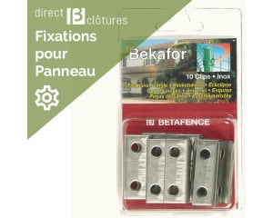 TENAX - Fixation pour grillage muraux - Set de 6 pièces