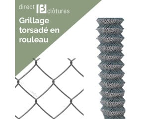 Grillage Soudé Galvanisé - Maille Carrée 20mm - Longueur 5m - 0,50 mètre