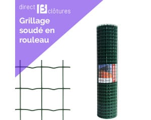 Grillage plastique maille carrée 5x5mm hauteur 1m - vendu au ml