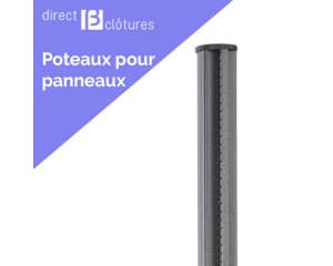 Poteau Bekaclip pour clôtures en panneaux