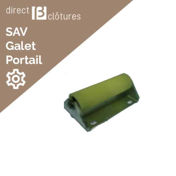 Support Rouleaux arrière vantail - Autoportant