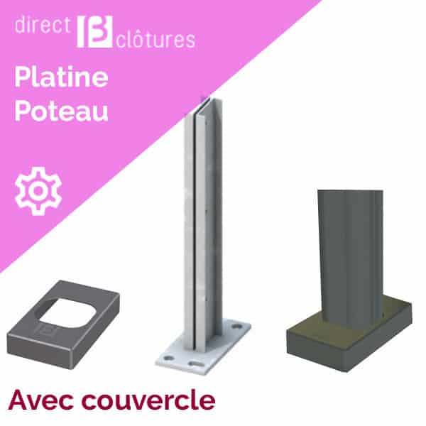 HoriZen Prime | Platine pour poteaux