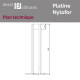 Plan Platine pour poteaux Nylofor