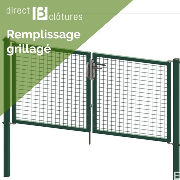 Achat cloture de jardin, grillage, portail, accessoire