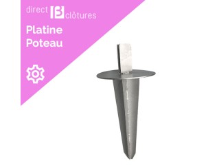 Ursus| Platine d'ancrage pour poteaux Z