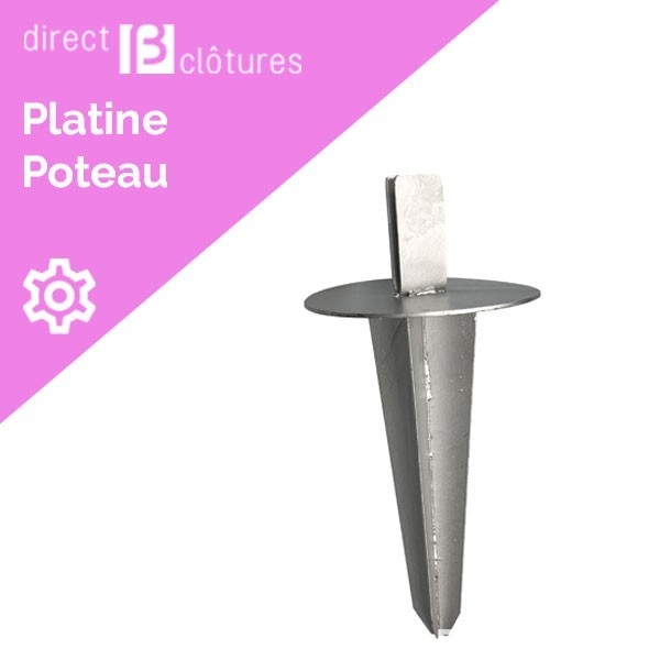 Ursus | Platine d'ancrage pour poteaux Z