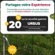 Poteaux pour rouleaux Ursus