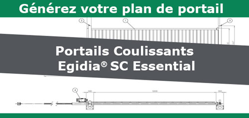 Generateur de plan de portail Directclotures-Betafence