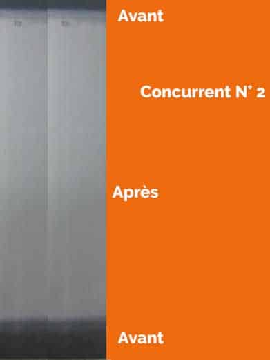 Test qualité lames PVC concurrent 2