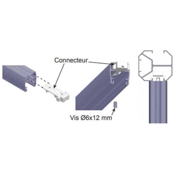 connecteurs lisse haute de finition silvajour utilisation