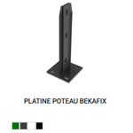 Platine pour poteau Bekafix