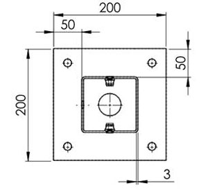 dimensions platine portillon CréaZen