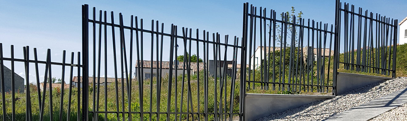 Barreaudage CreaZen avec une pose sur un pente très importante